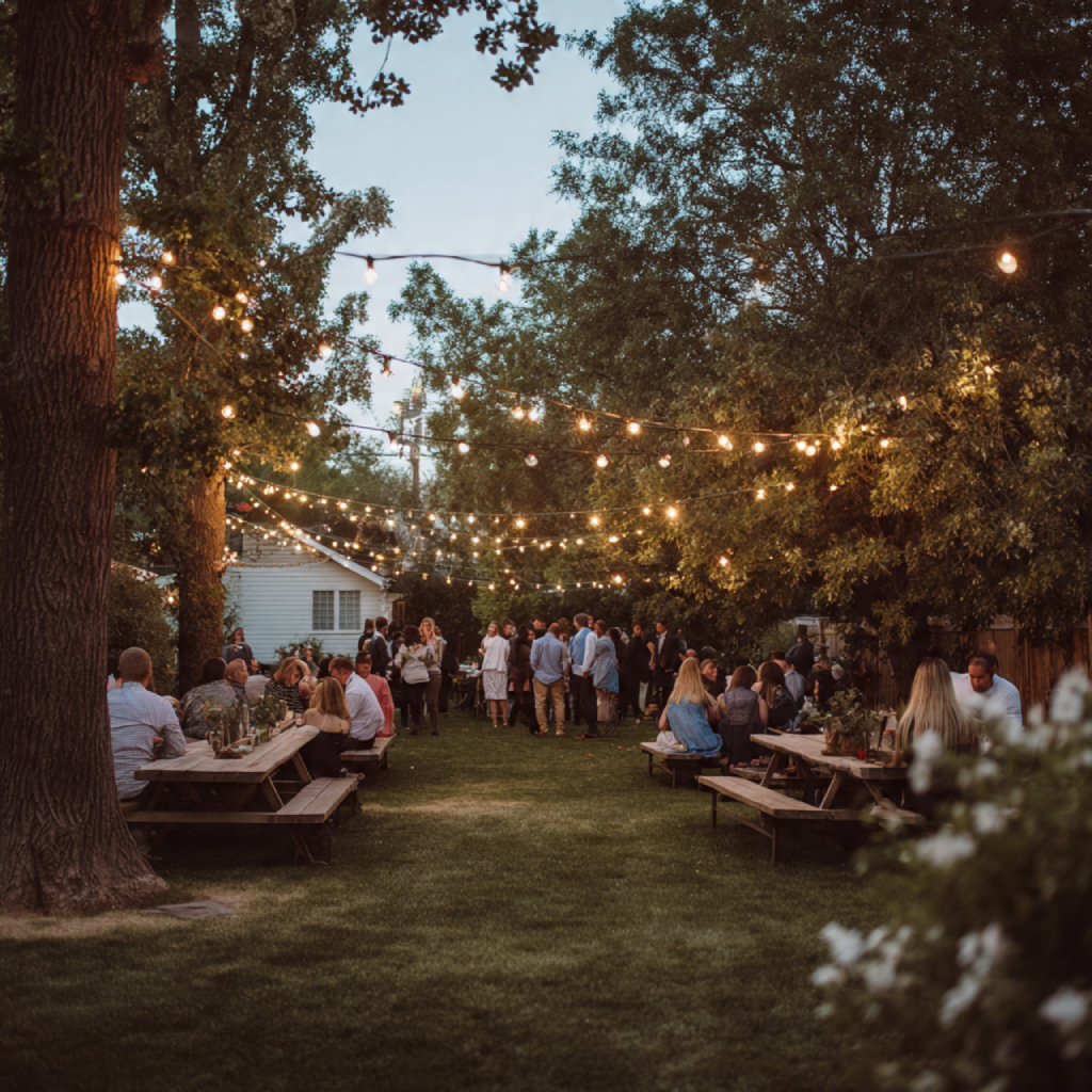 Choose an intimate ceremony plus casual reception