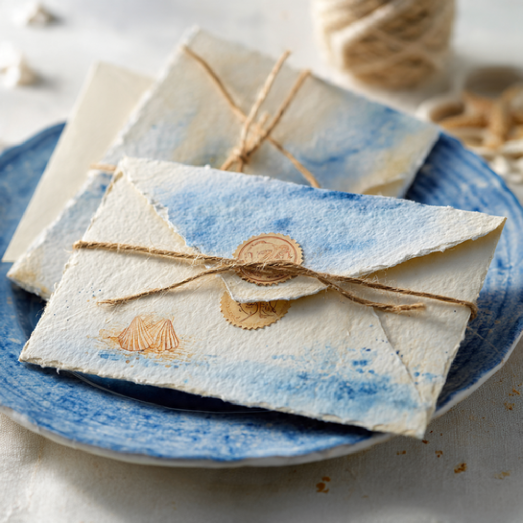 Coastal-Themed Invitations