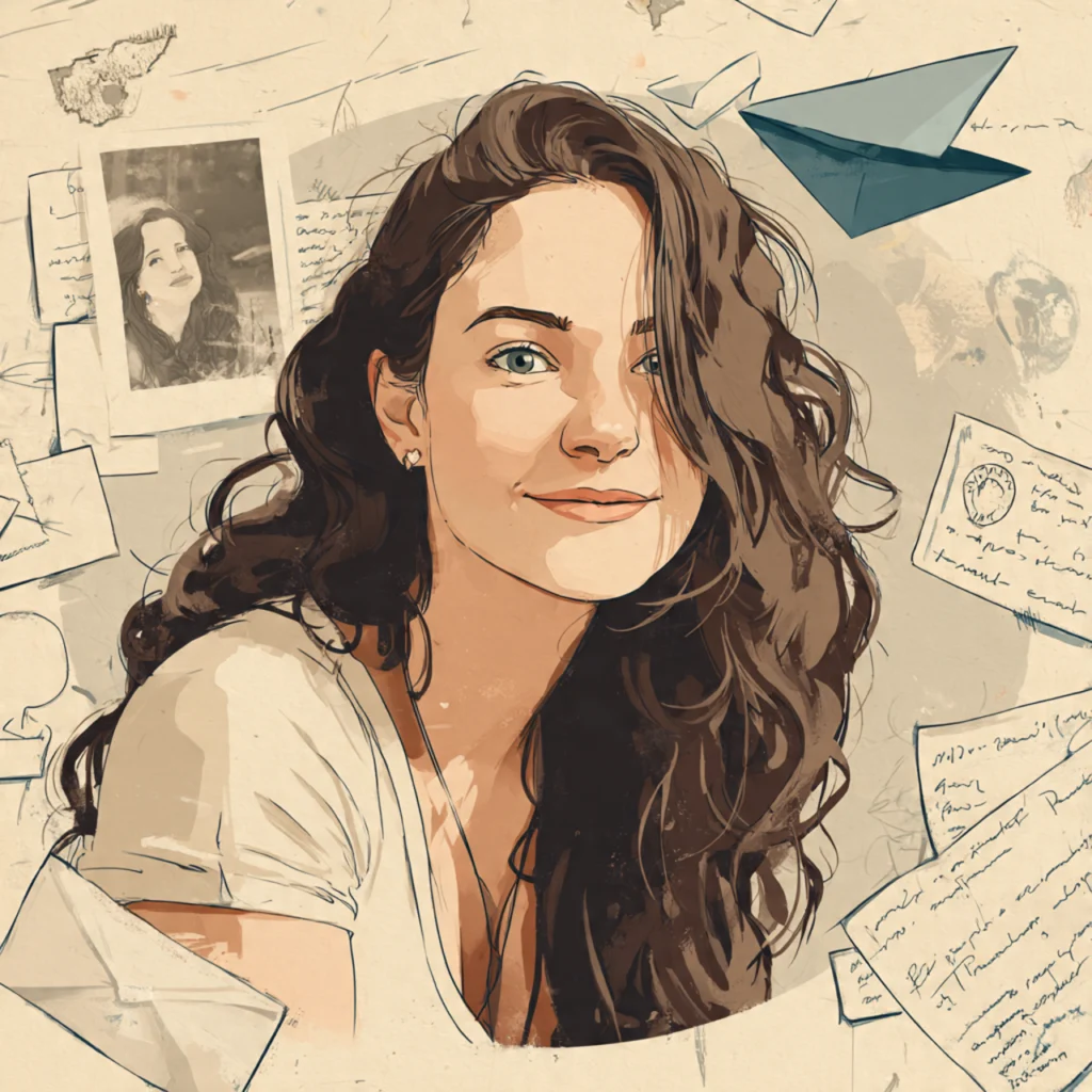 Custom illustration or portrait with hidden message