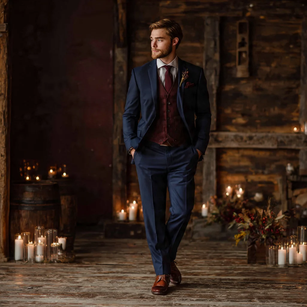 20 Stylish Guide on What to Wear to a Fall Wedding 10 Dark Suits for Men