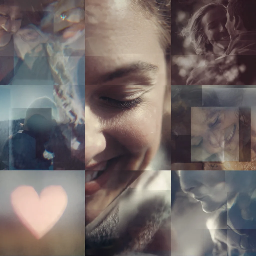 Digital video montage with heartfelt messages