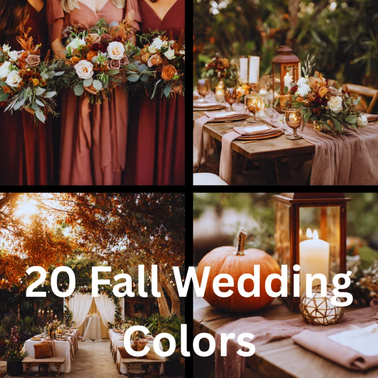 Fall Wedding Colors
