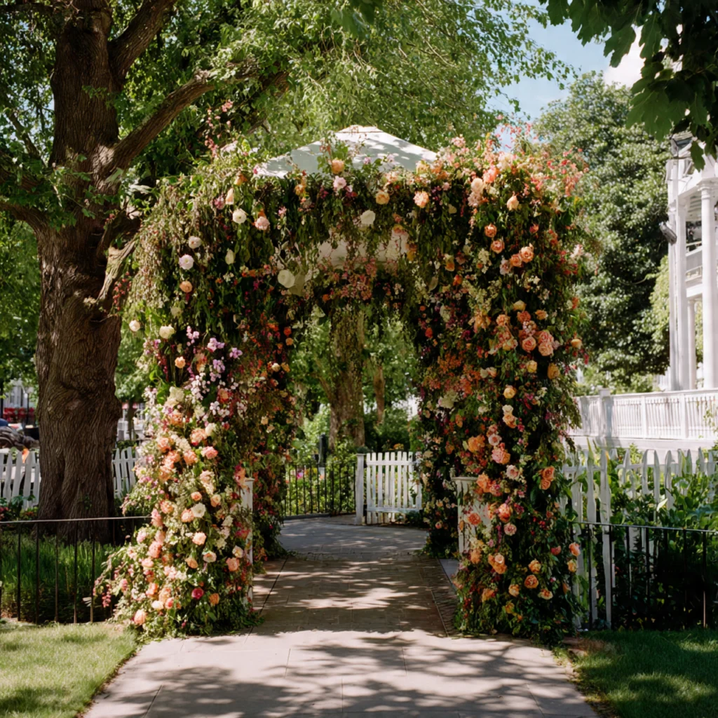 Floral Archway Cascade
