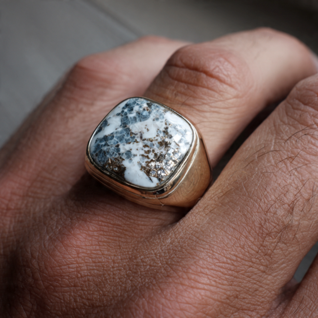 Flush or Hidden Stone Setting