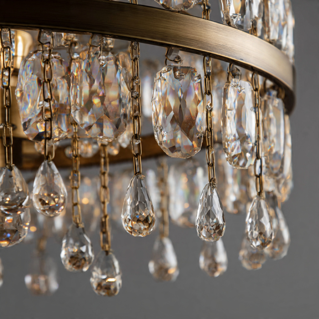 Hanging Crystal Chandelier Path