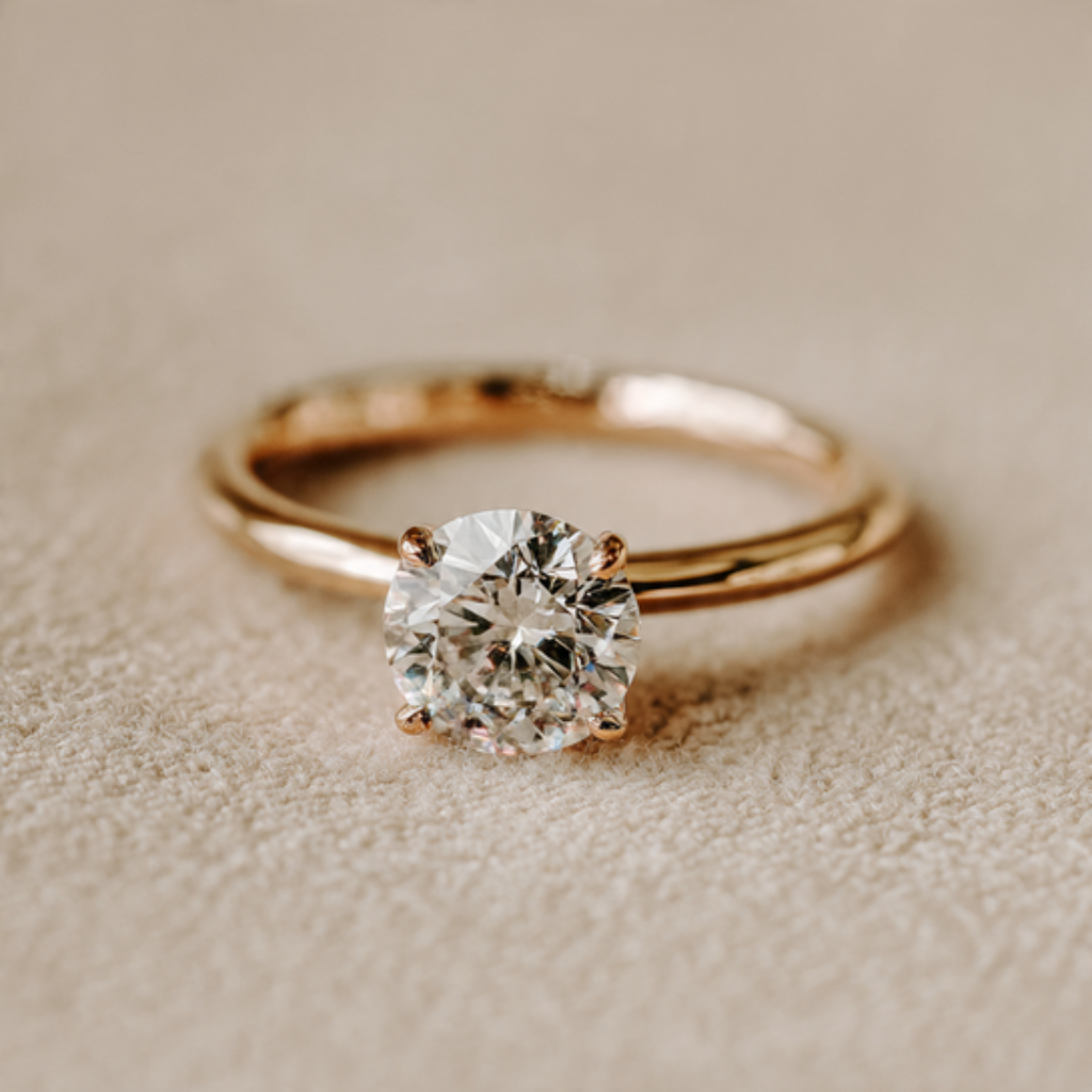 Hidden Halo or Under-Bezel Diamonds