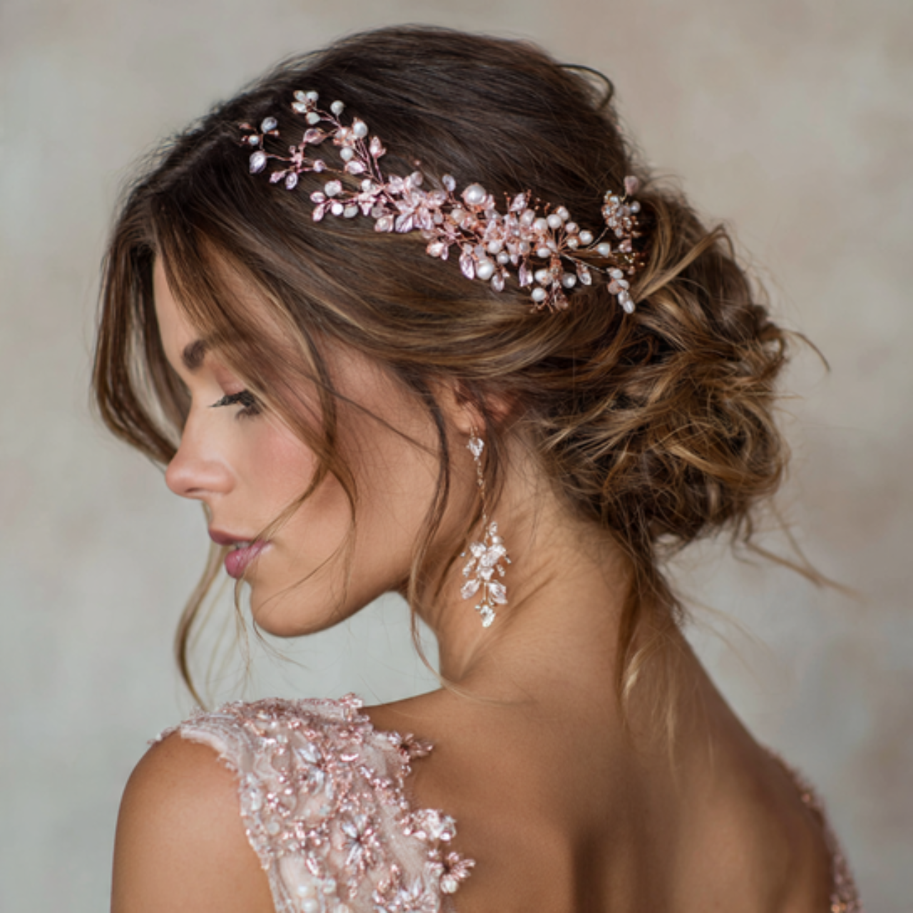 Include Metallic in Bridal Hair Accessories