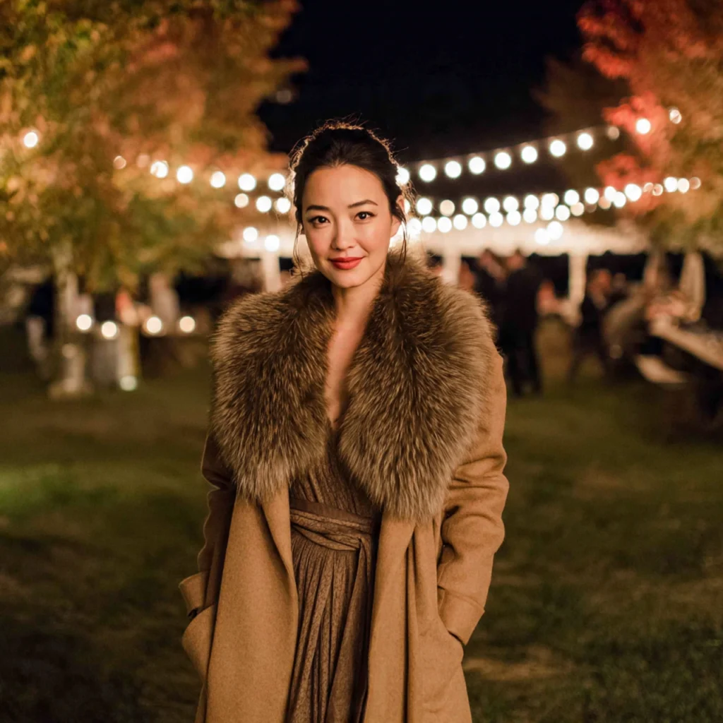 20 Stylish Guide on What to Wear to a Fall Wedding 28 Layering for Outdoor Ceremonies