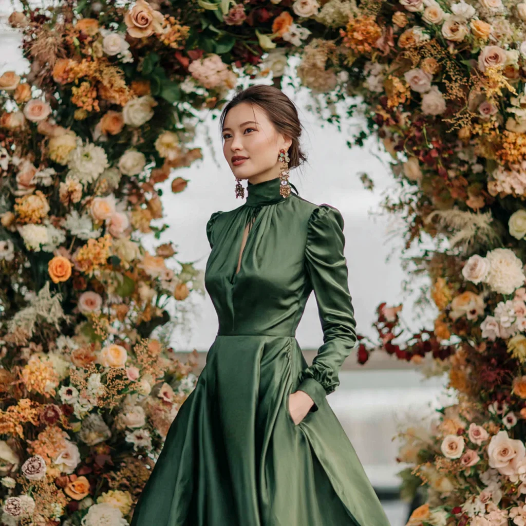 20 Stylish Guide on What to Wear to a Fall Wedding 55 Long-Sleeved Dresses