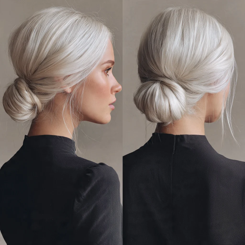 Minimalist Tucked Hair