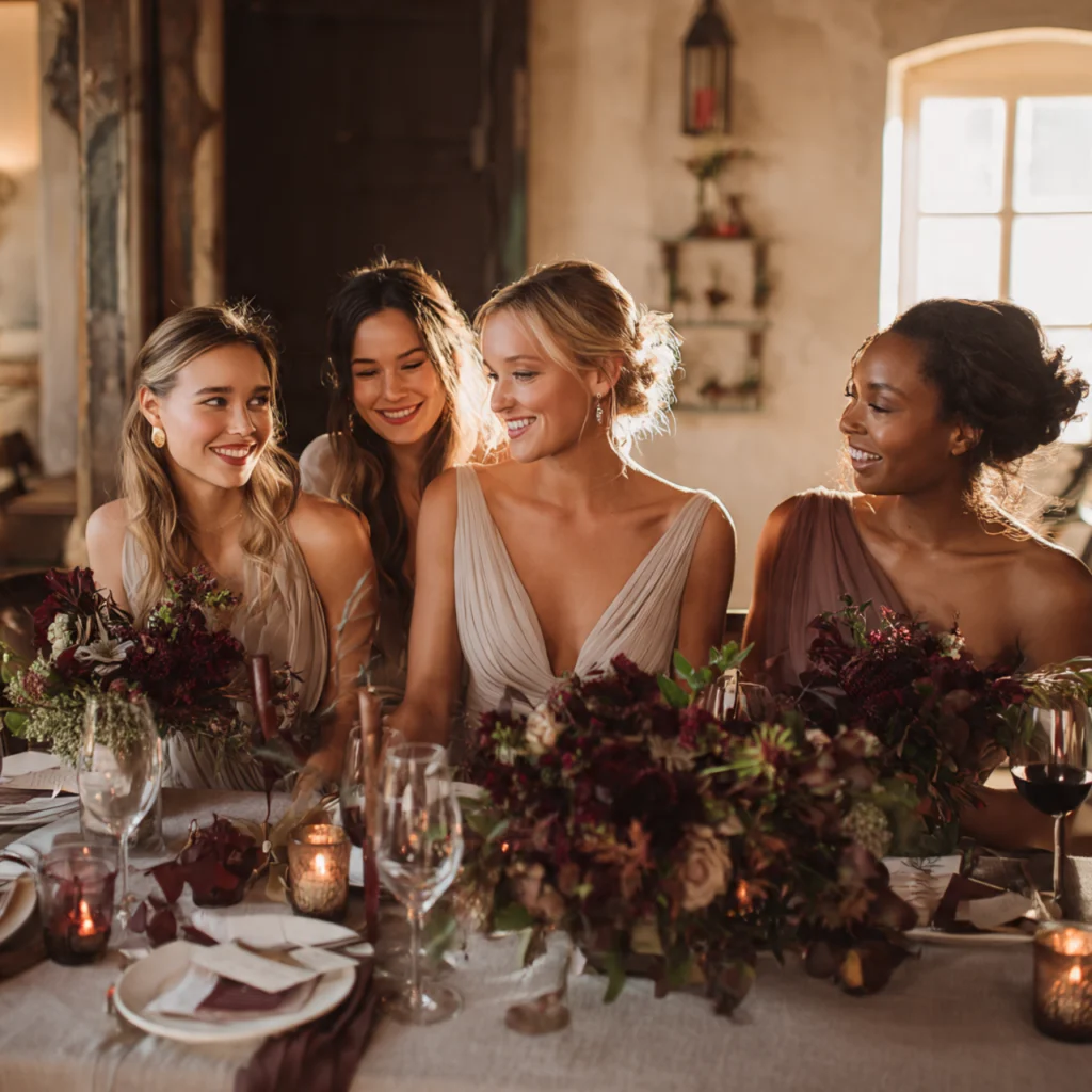 20 Elegant Fall Wedding Colors That Capture Autumn’s Charm 18 Mulberry and Gold Royalty 1