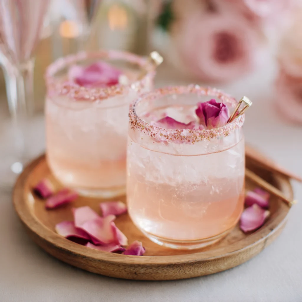 Offer Blush and Rose Cocktails
