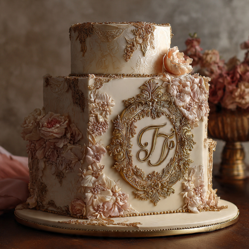 Old-World Monogram Grandeur