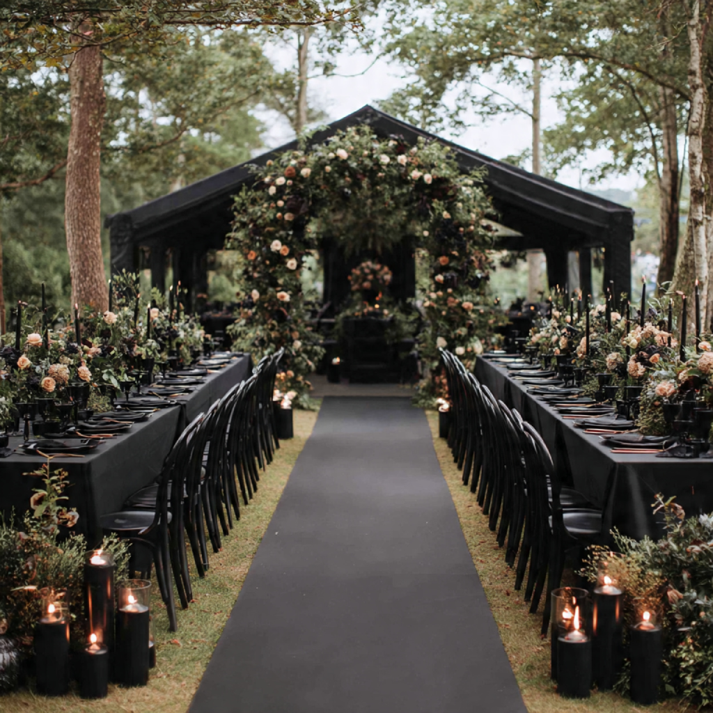 Outdoor Black Wedding Concepts