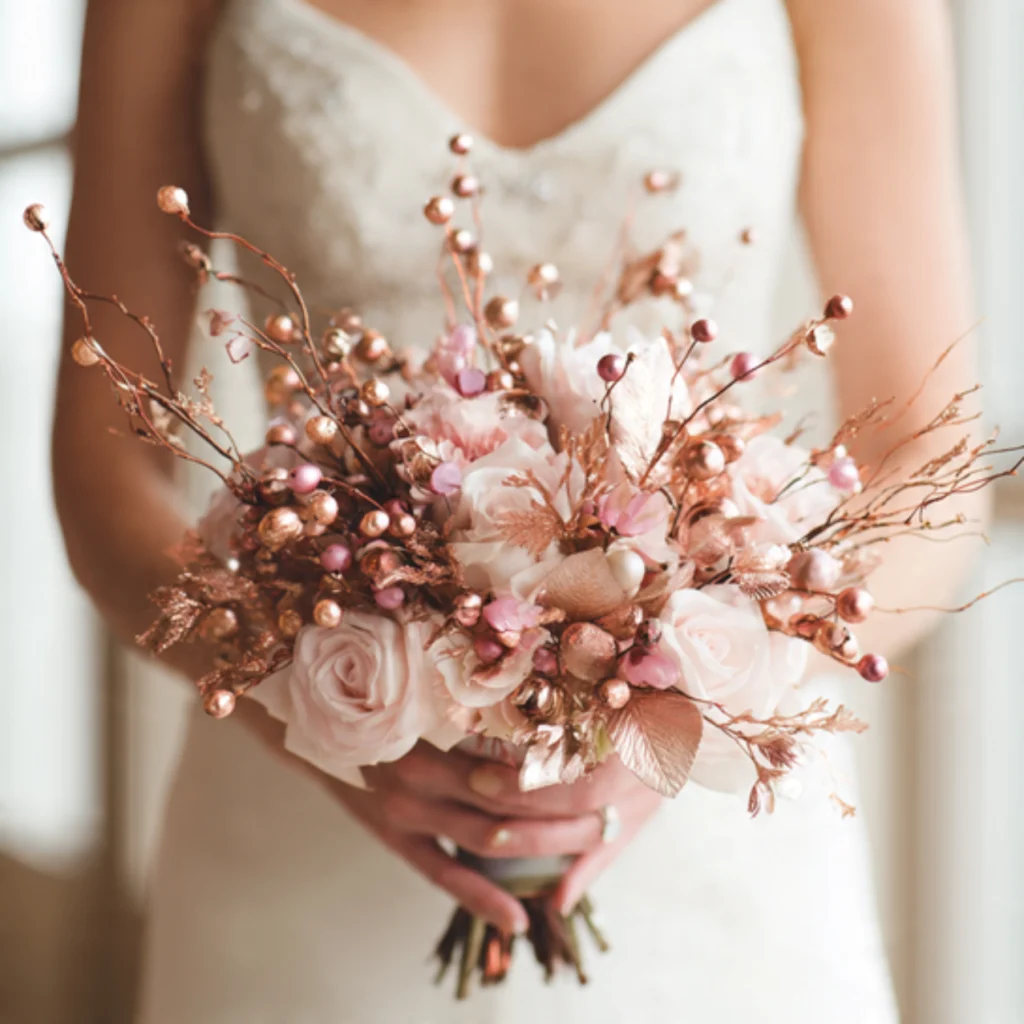 Pick a Signature Bouquet with Metallic Elements