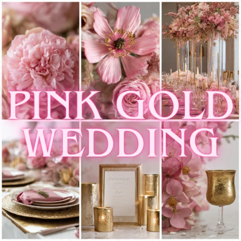 Pink Gold Wedding