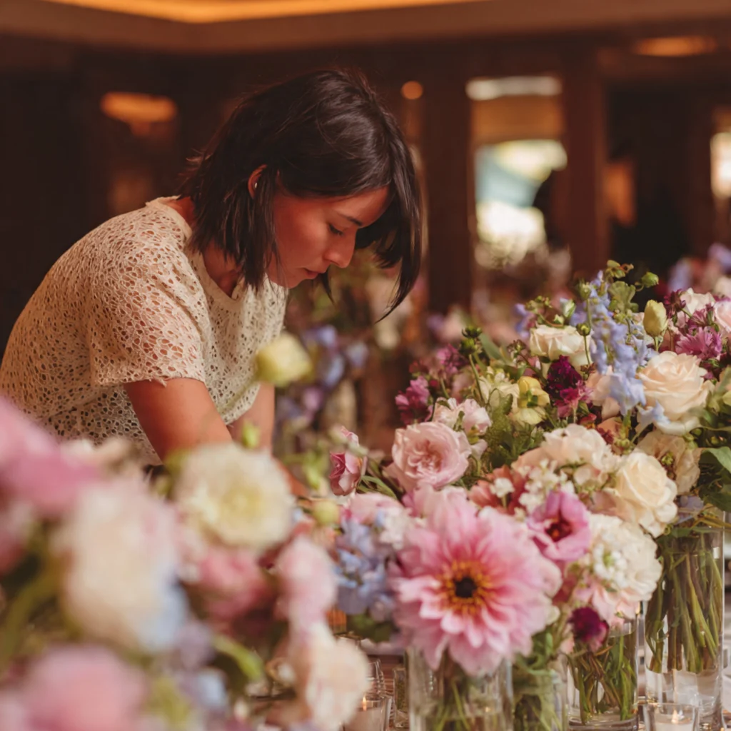 Reuse floral elements creatively