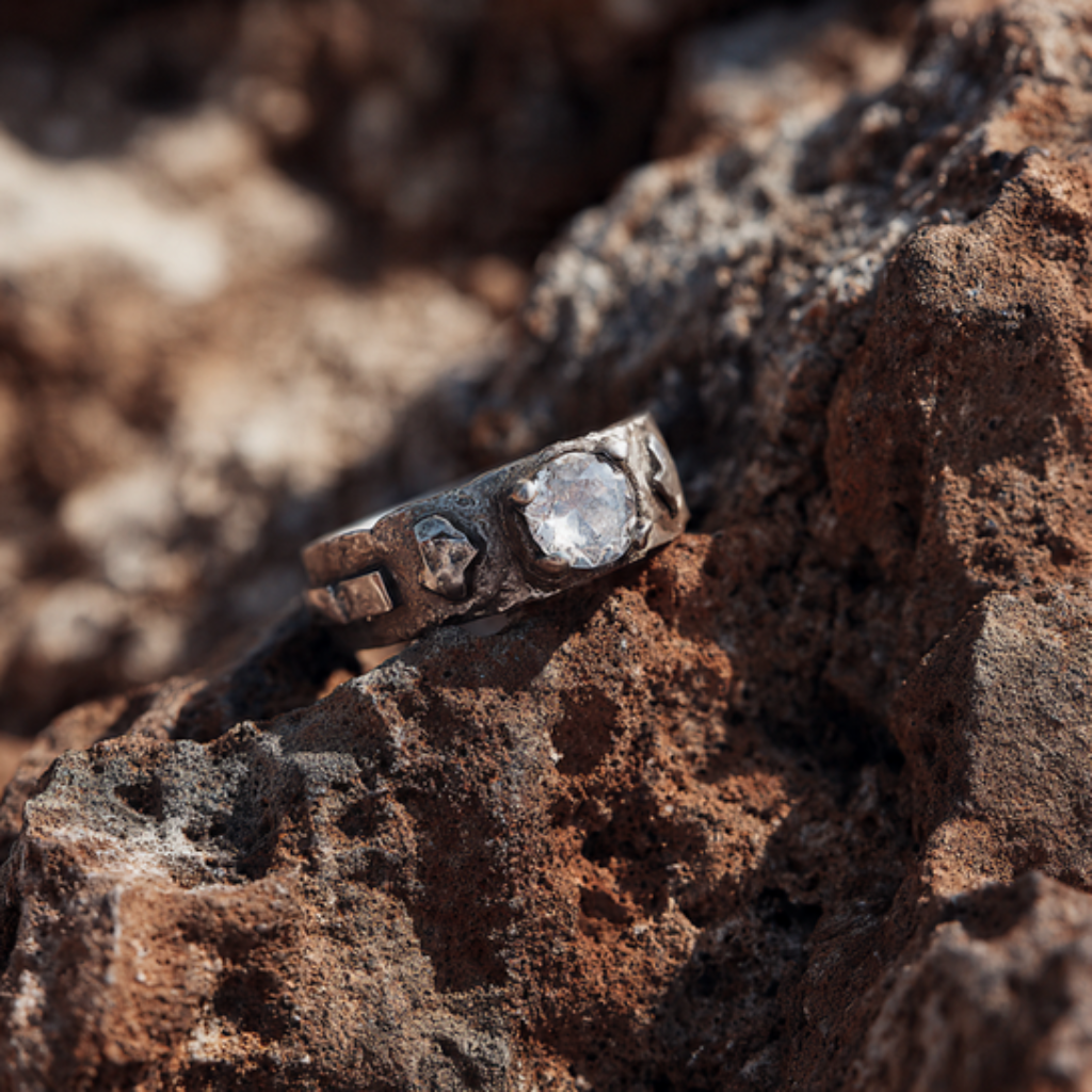 Rough Diamond or Raw Crystal Inclusion