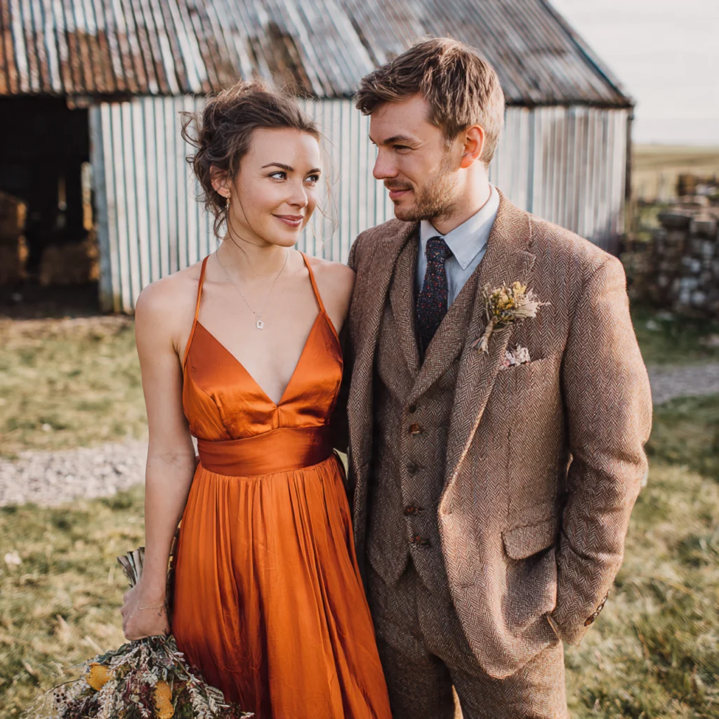20 Stylish Guide on What to Wear to a Fall Wedding 13 Rustic Chic Outfits 1
