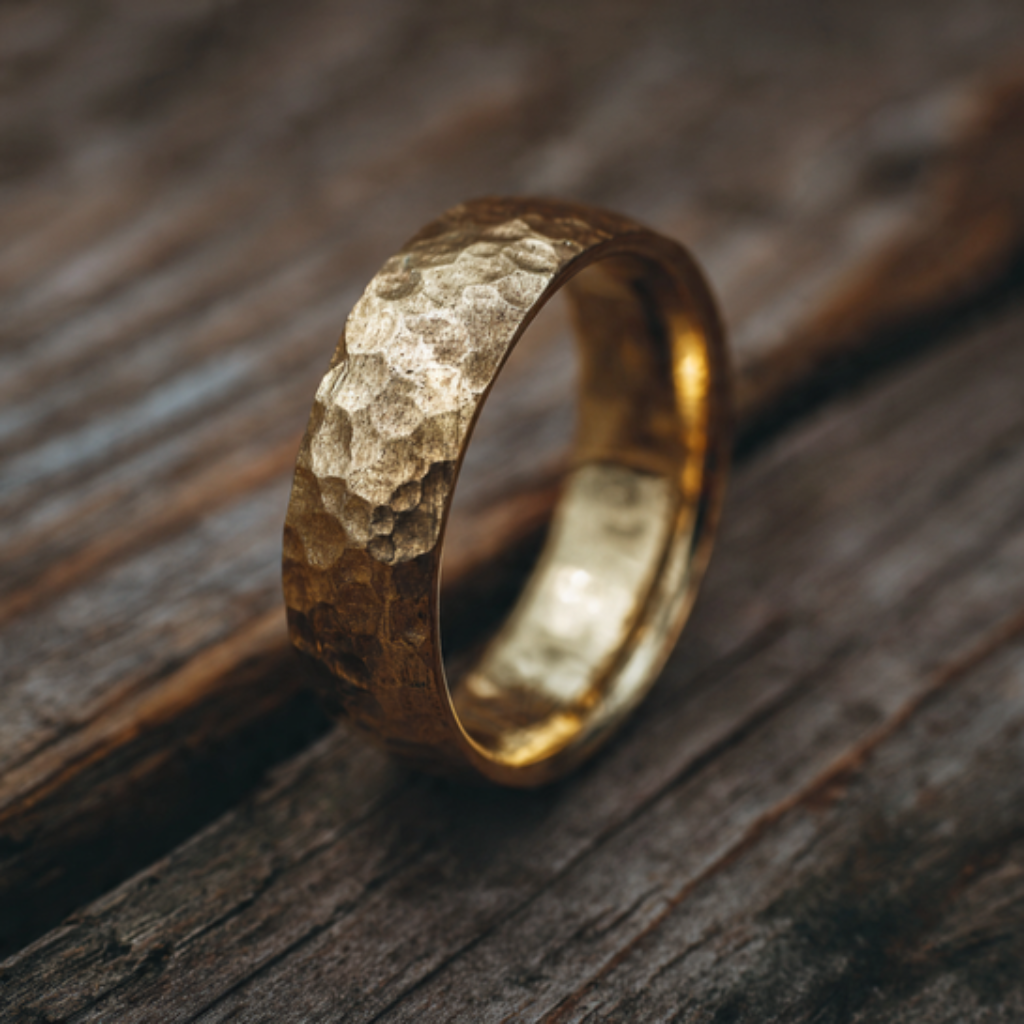 Rustic Hammered Surface