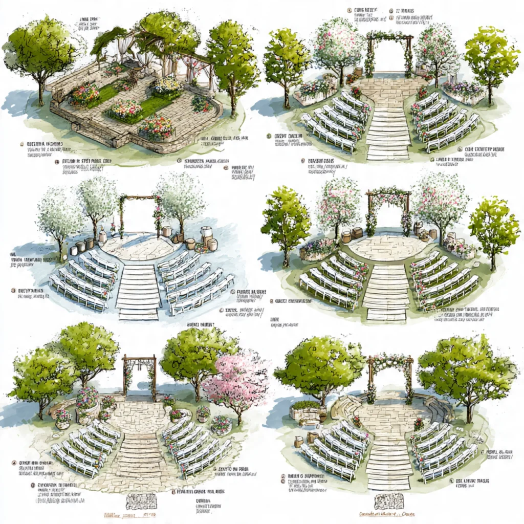 Seating Layout & Flow Diagrams