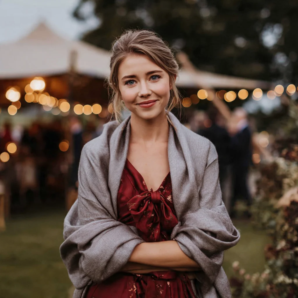 20 Stylish Guide on What to Wear to a Fall Wedding 72 Shawls and Wraps