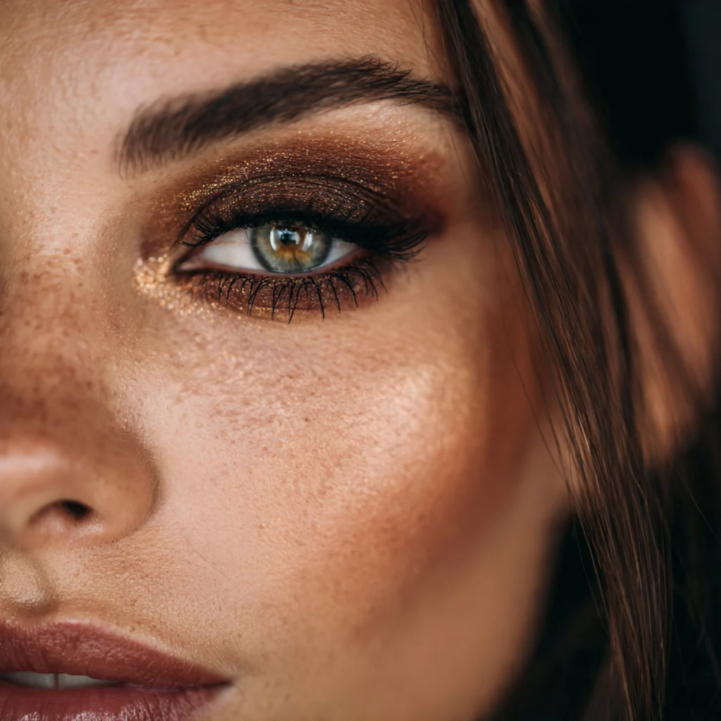 22 Bridesmaid Makeup Ideas for Every Wedding Style 5 Smokey Bronze Eyes