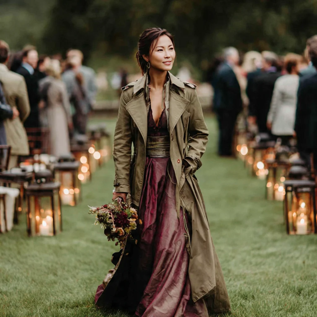 20 Stylish Guide on What to Wear to a Fall Wedding 44 Statement Outerwear