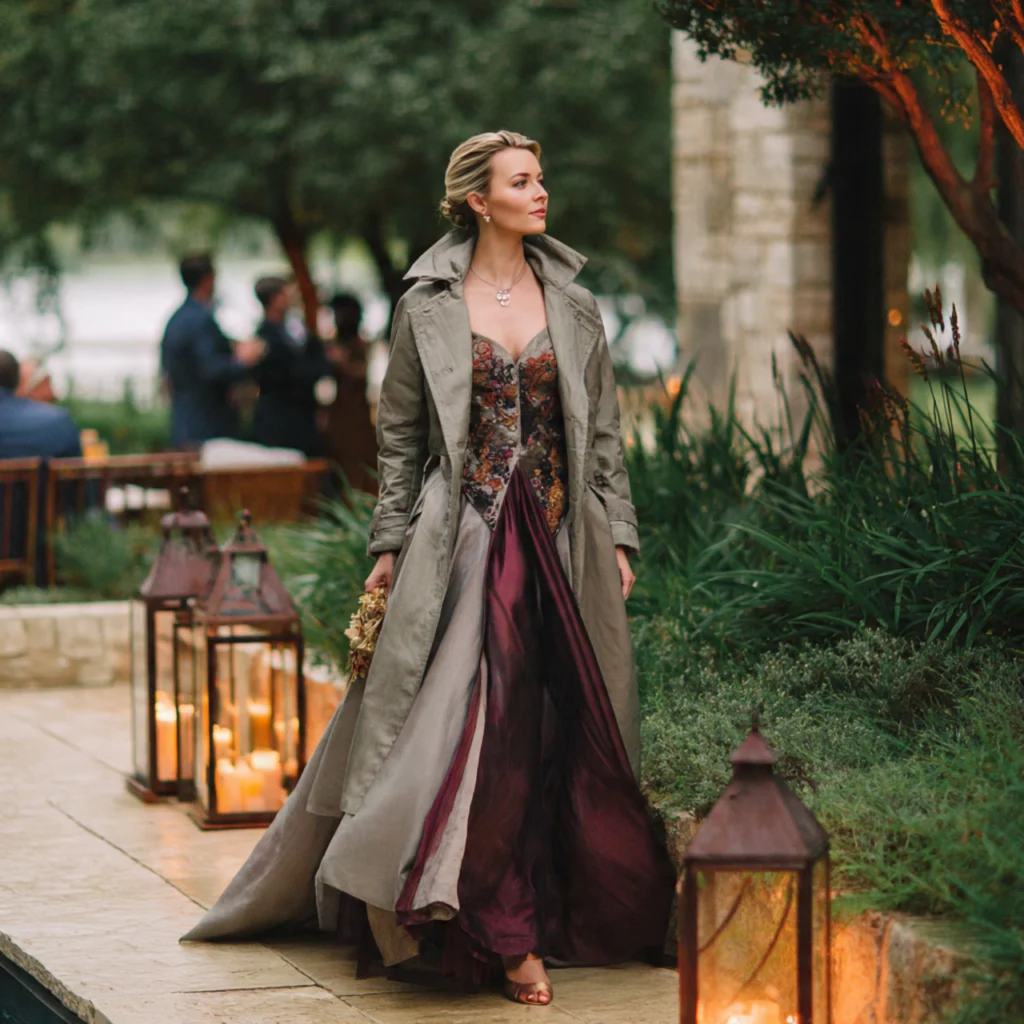 20 Stylish Guide on What to Wear to a Fall Wedding 43 Statement Outerwear