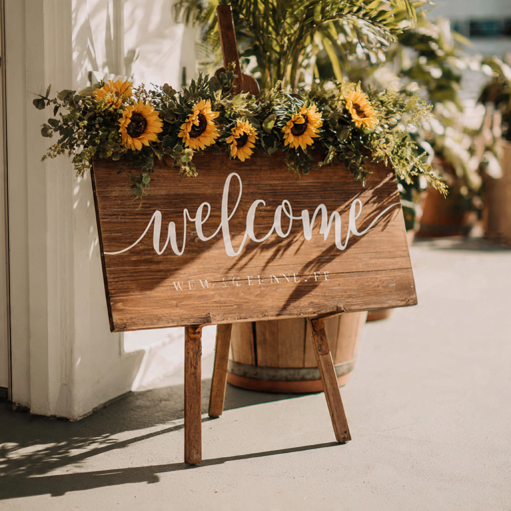 Sunflower Signage and Decor Accents