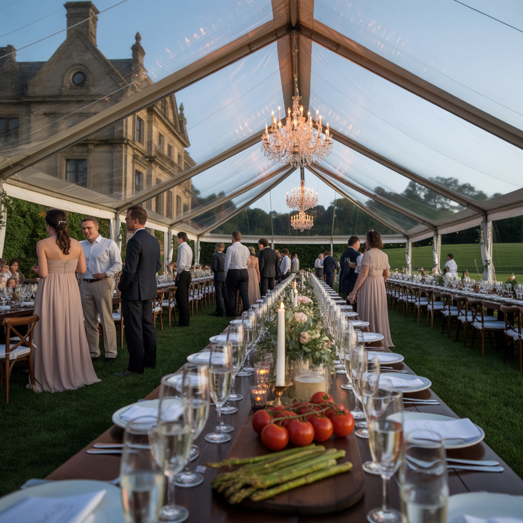 Tented Fields and Country Manors