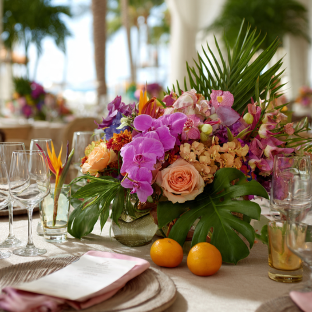 Tropical Floral Arrangements