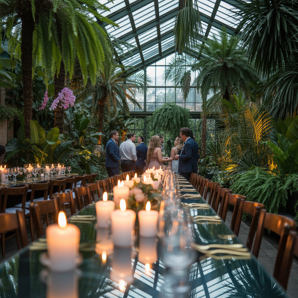 Tropical Greenhouse Glamour