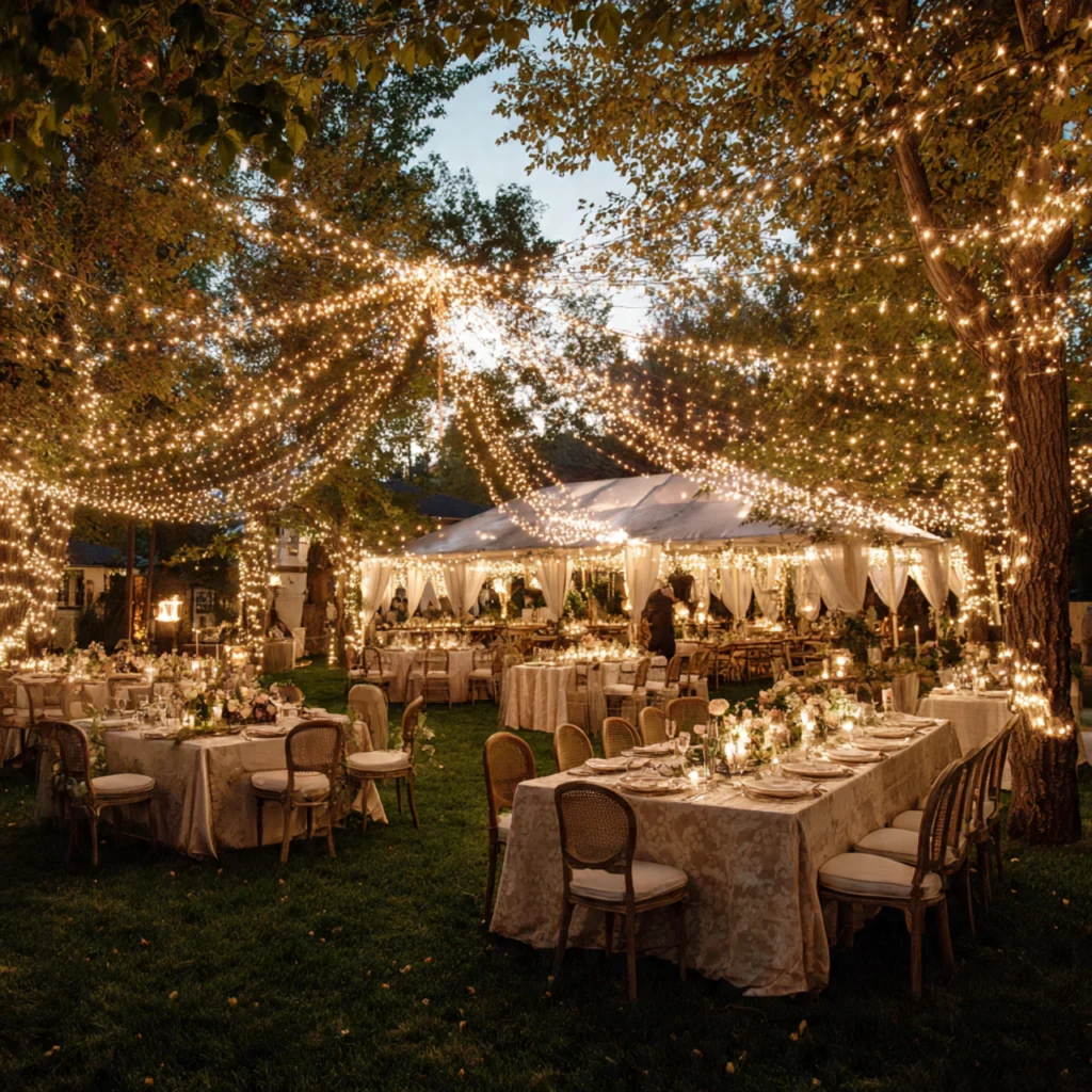 Use String Lights for Ambiance
