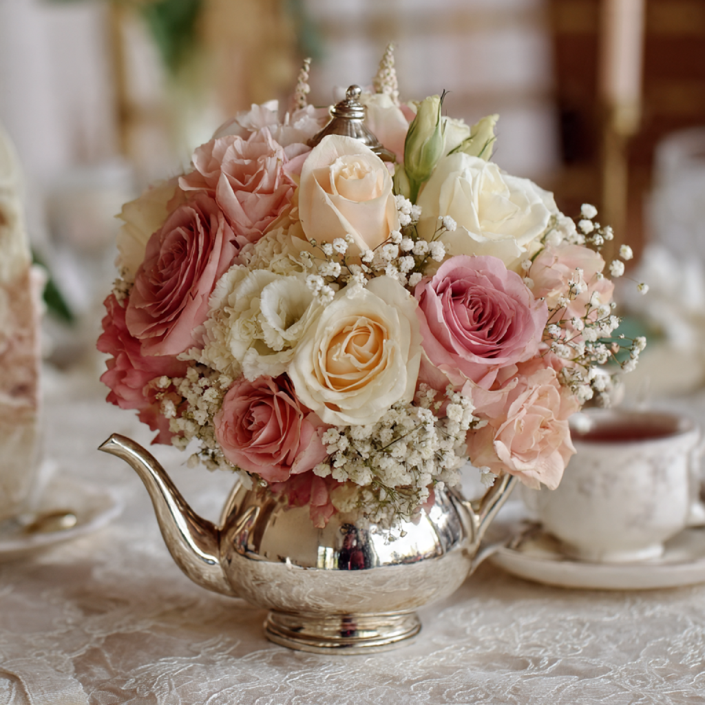 15 Romantic Vintage Wedding Ideas to Inspire Your Big Day 6 Vintage Floral Arrangements