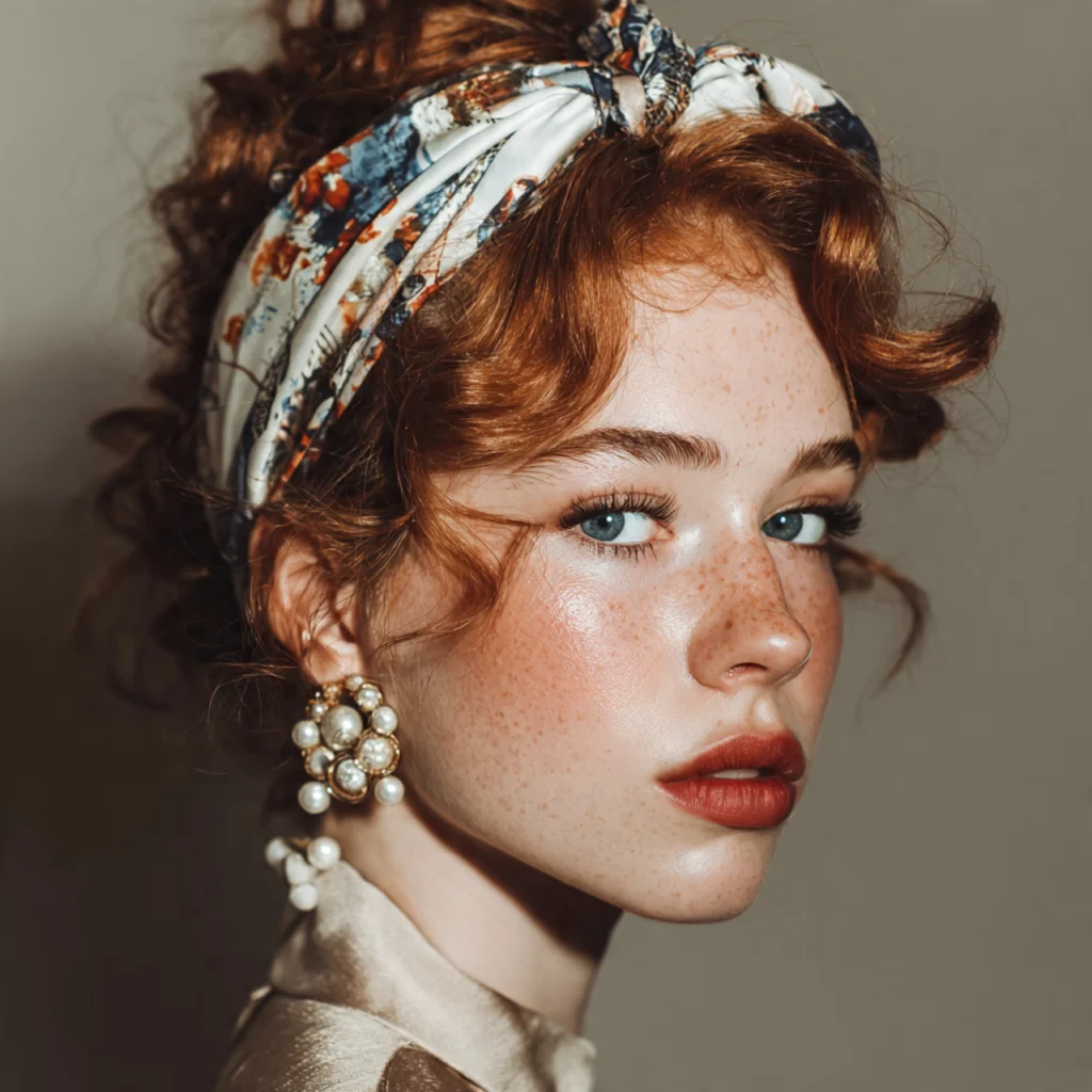 Vintage Headband Look