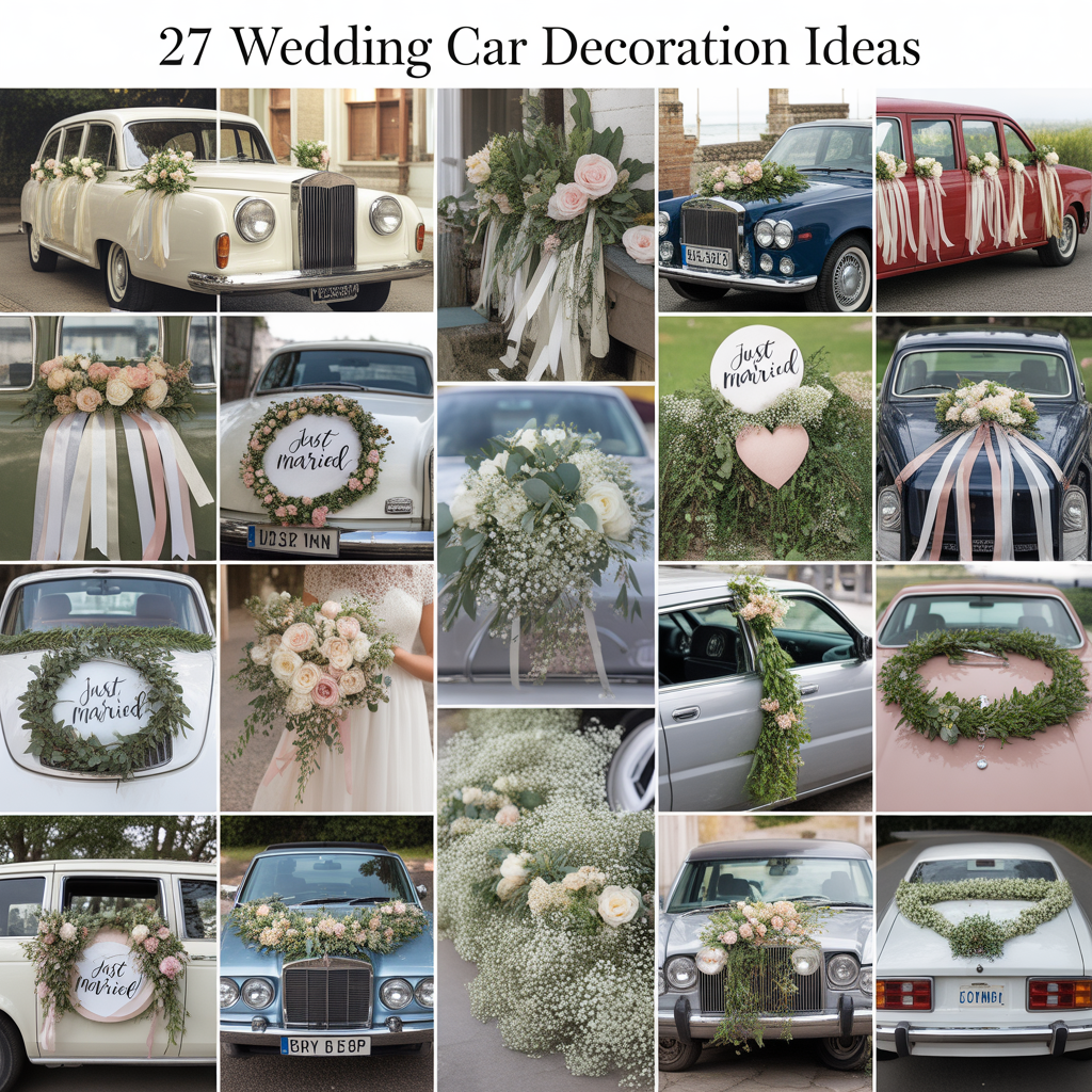 Wedding Car Decoration Ideas