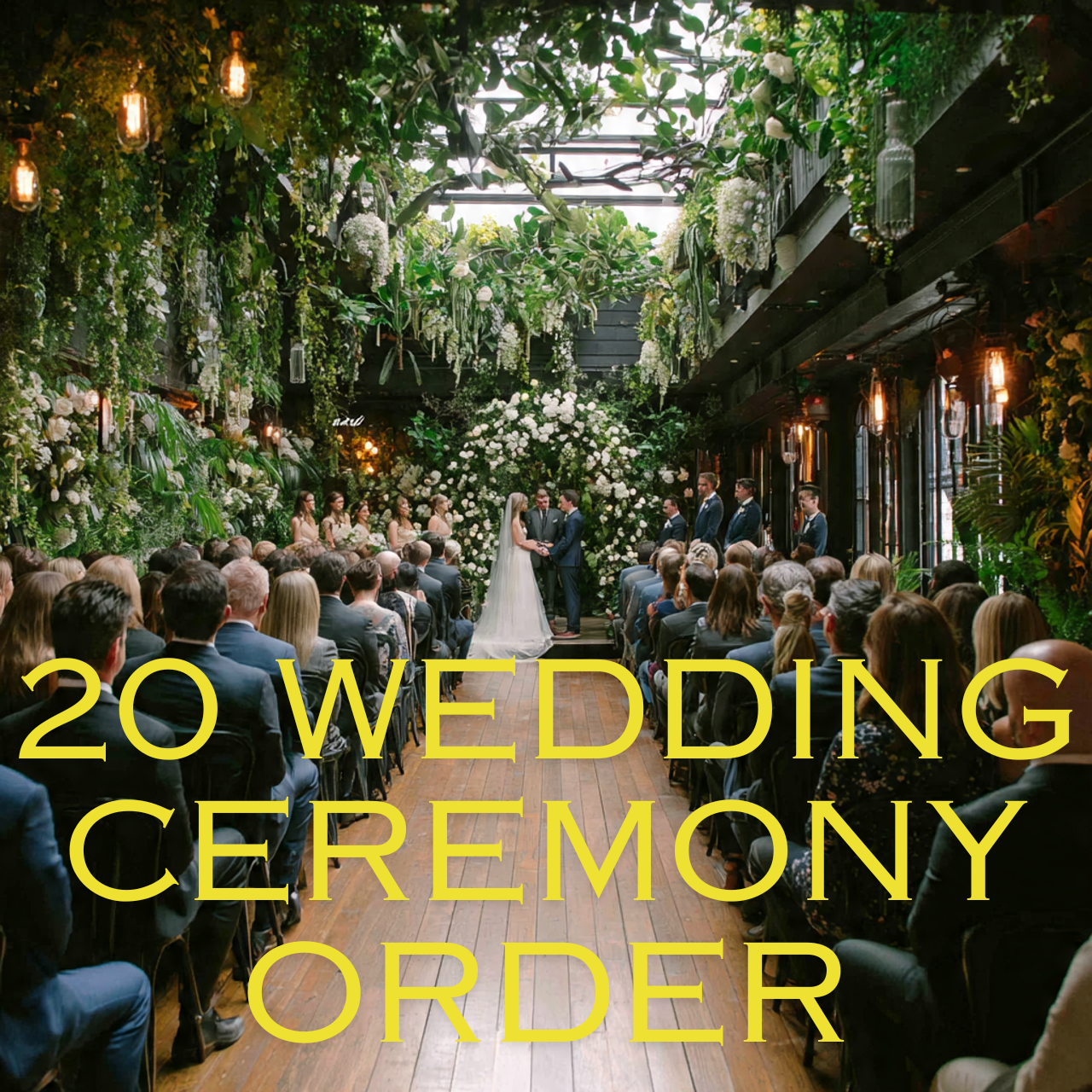 Wedding Ceremony Order
