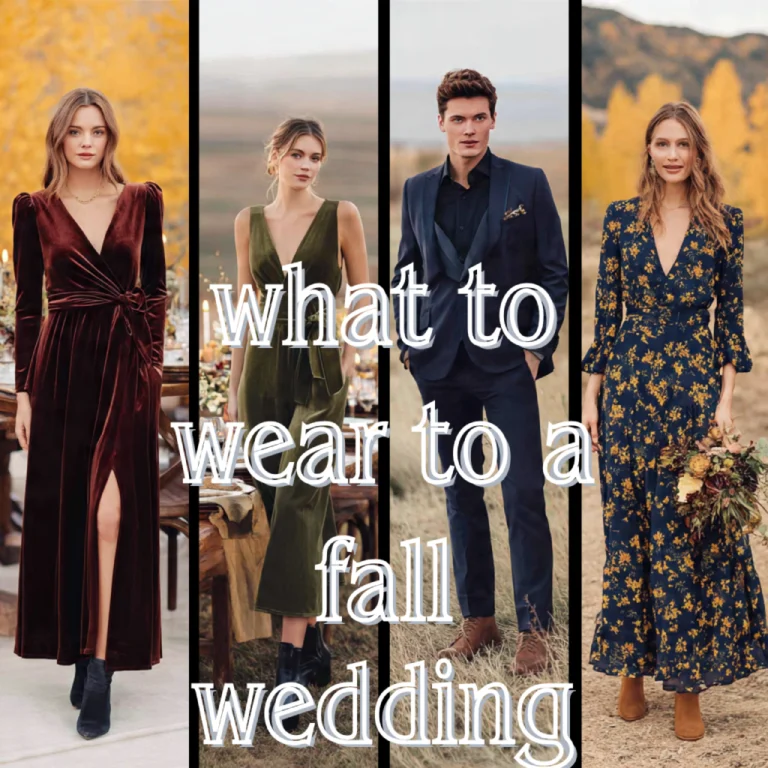 What To Wear To A Fall Wedding