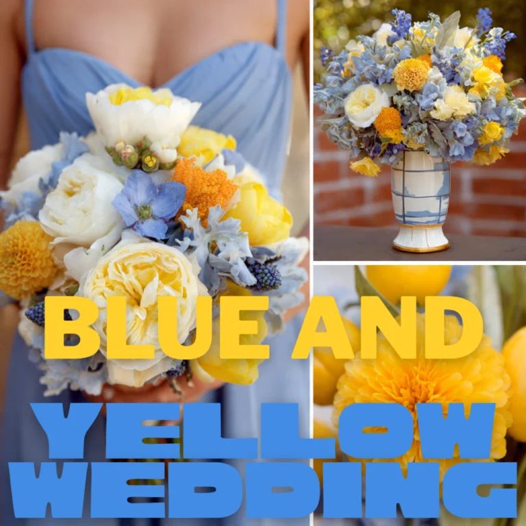 20 Blue and Yellow Wedding Inspiration for a Bold Celebration