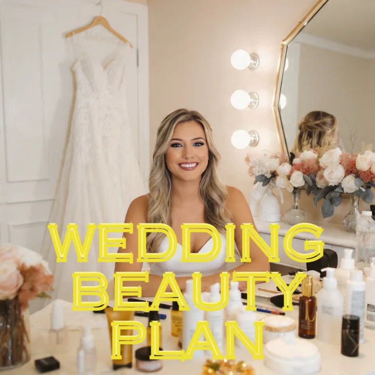 wedding beauty plan
