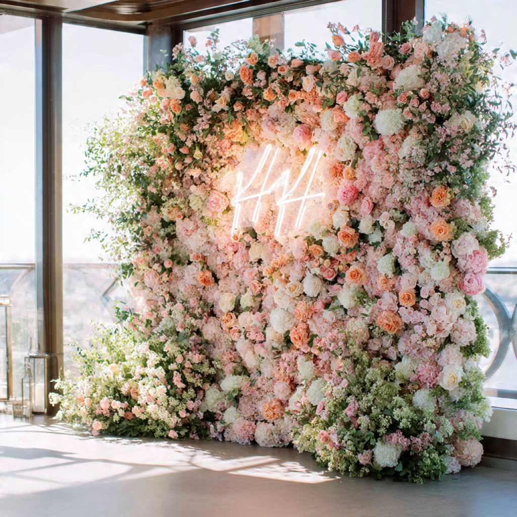 Add a Flower-Filled Photo Backdrop