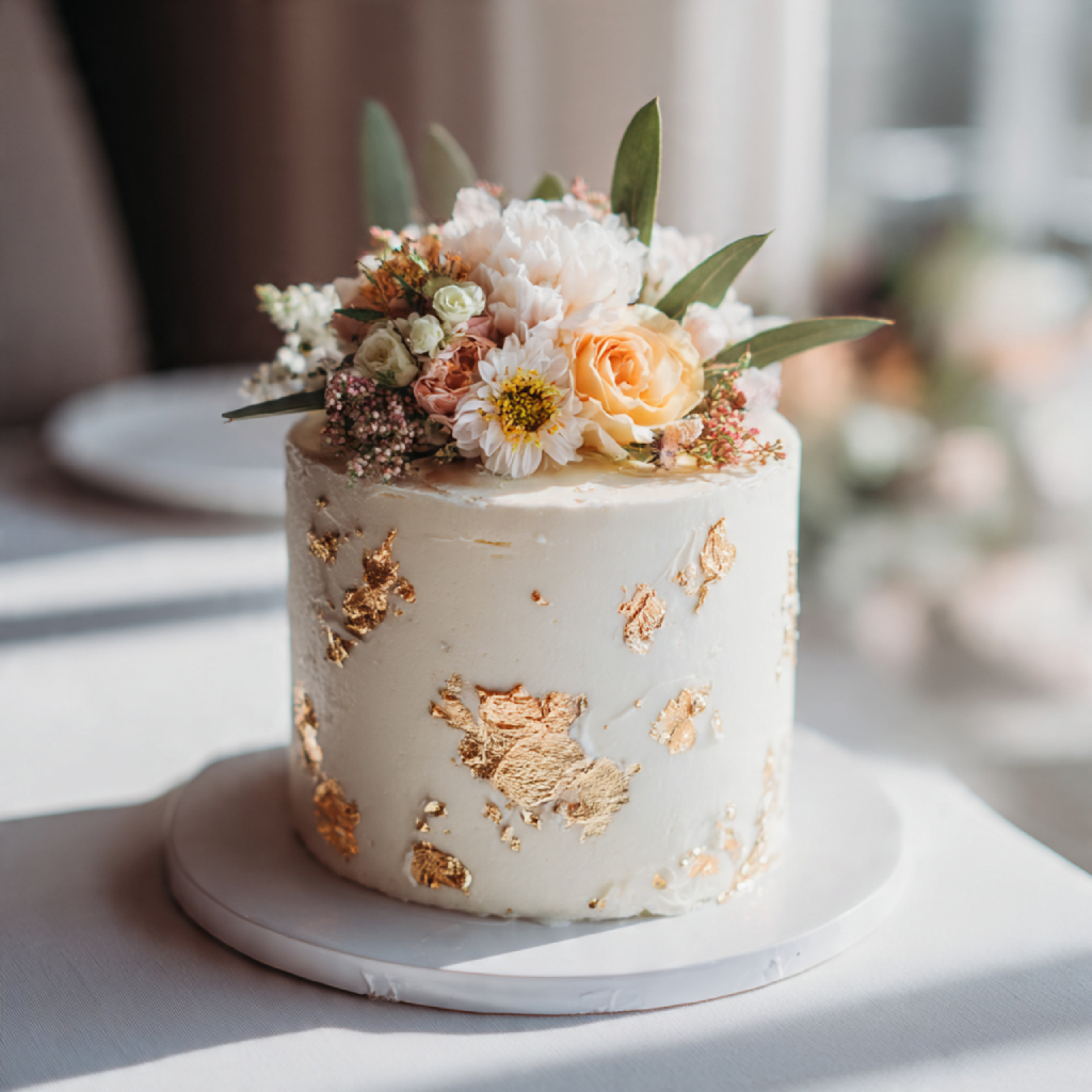 Classic Buttercream Small Wedding Cake