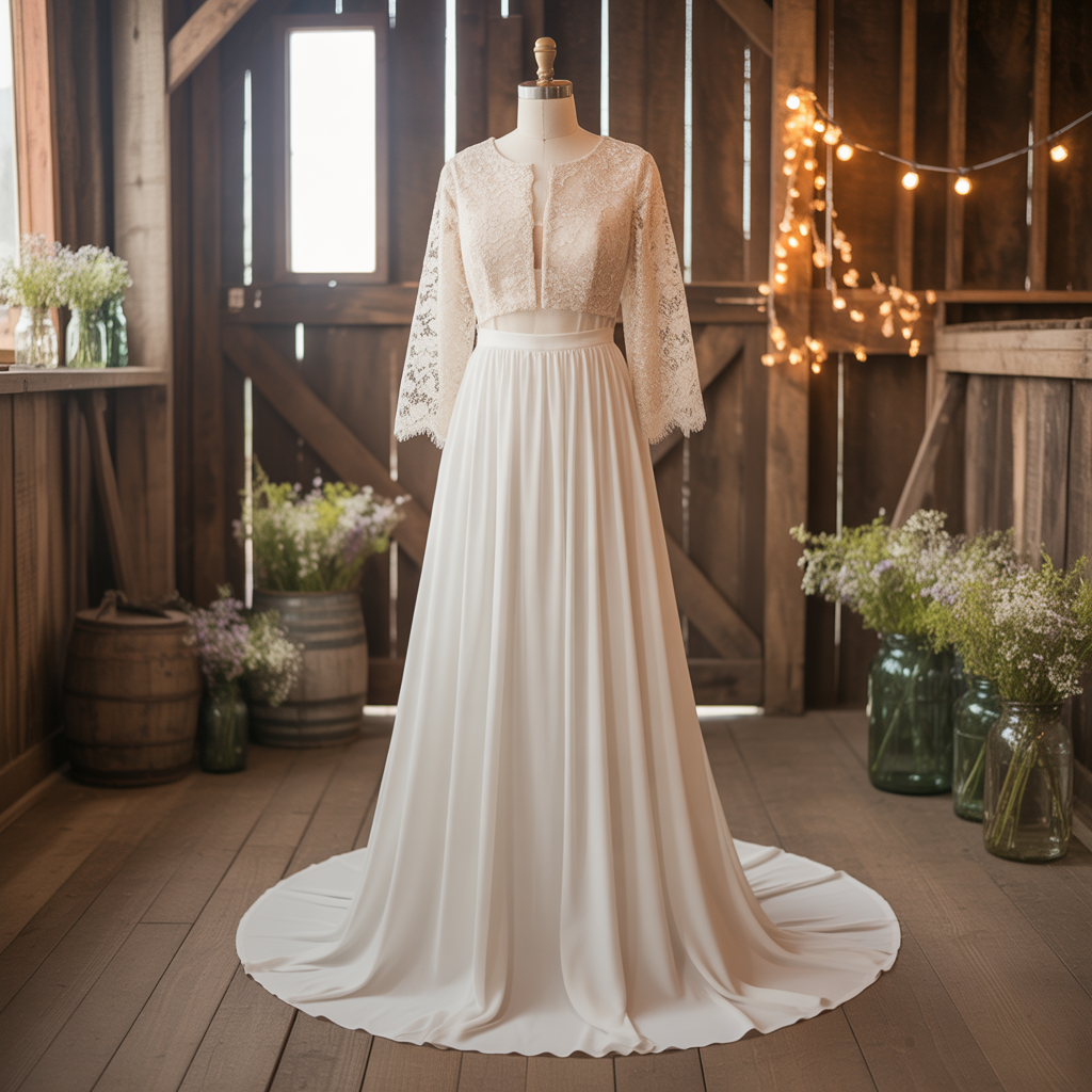 Convertible Dress for Day-to-Night Rustic Celebration