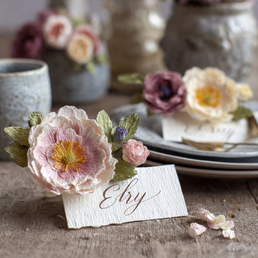 Create Floral Place Cards
