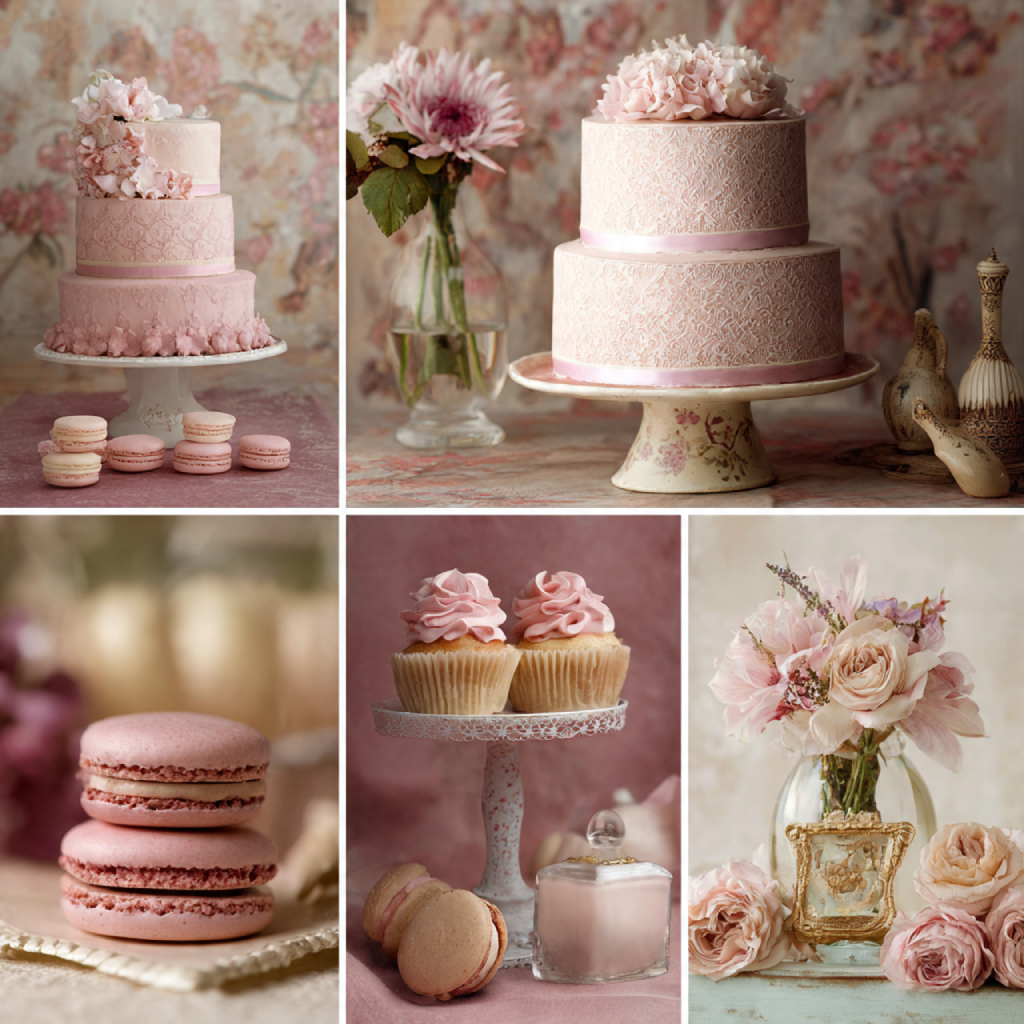 18 Romantic Dusty Pink Wedding Ideas for an Elegant Celebration 18 Dusty Pink Wedding Cakes and Desserts