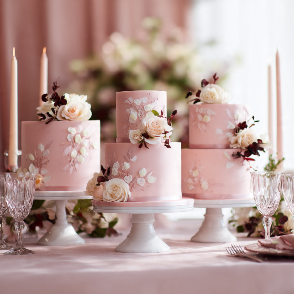 18 Romantic Dusty Pink Wedding Ideas for an Elegant Celebration 6 Dusty Pink Wedding Cakes