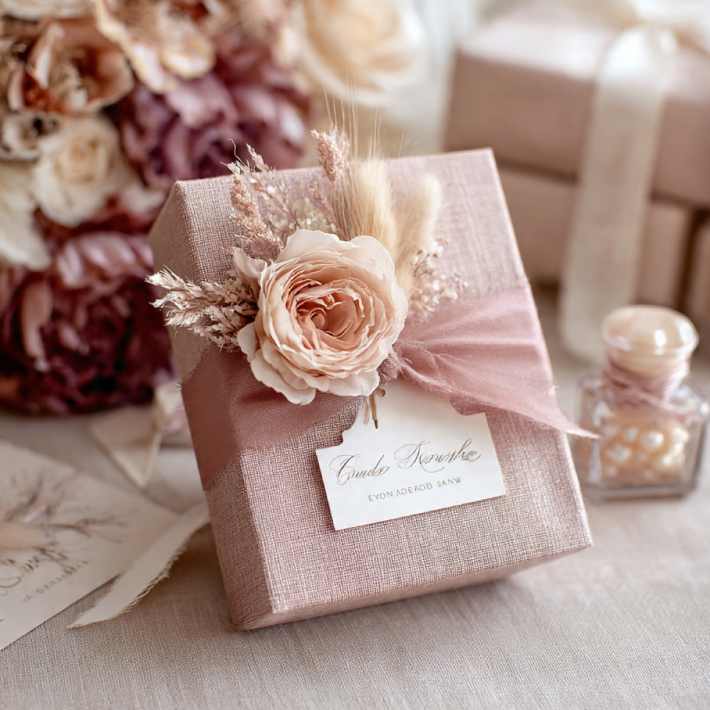 18 Romantic Dusty Pink Wedding Ideas for an Elegant Celebration 10 Dusty Pink Wedding Favors