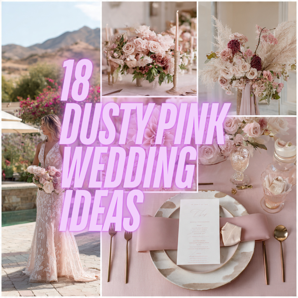 18 Romantic Dusty Pink Wedding Ideas for an Elegant Celebration 29 Dusty Pink Wedding Ideas