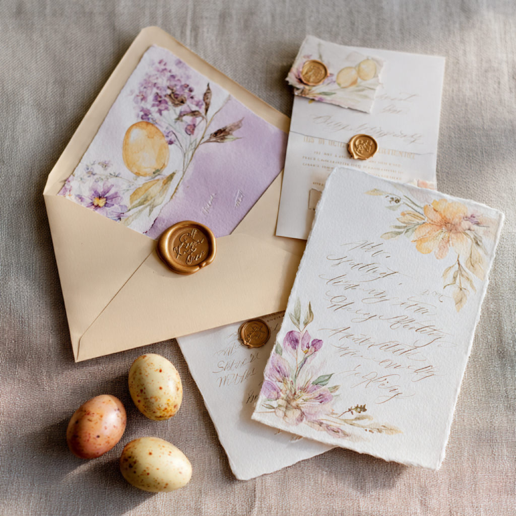 Easter-Inspired Stationery and Invitations